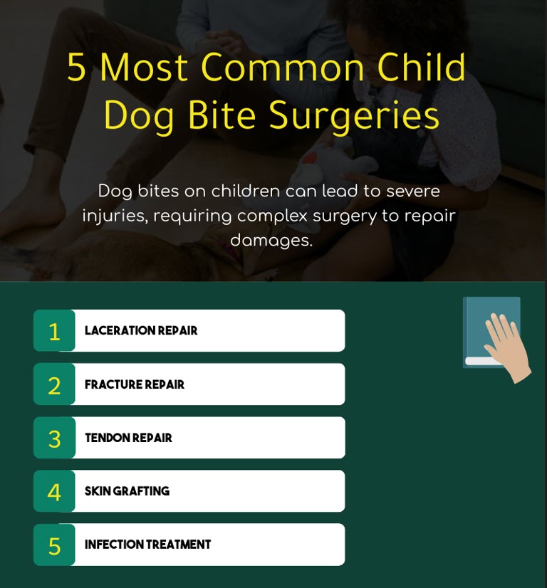 Common dog bite surgeries
